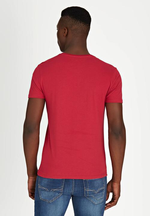 POLO - Custom Fit Crew Neck T-Shirt Red