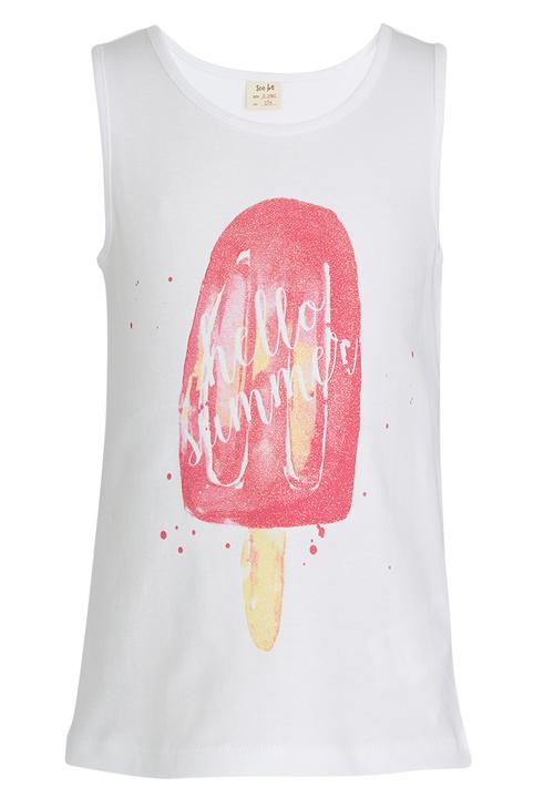 Soobe - Printed Vest White