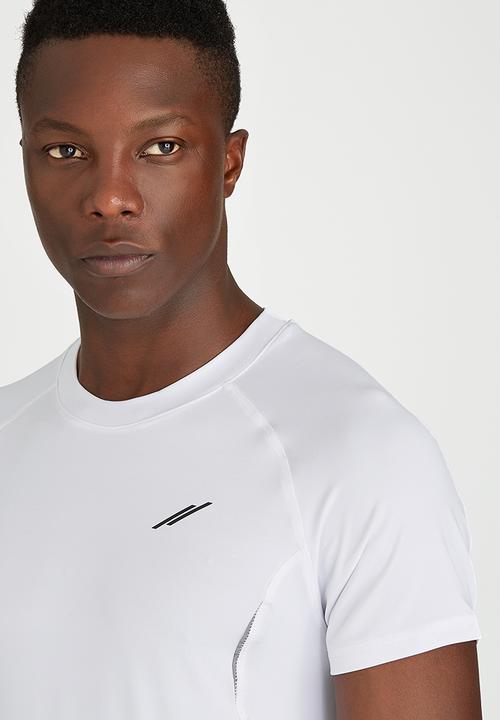 Lithe - Splinter Spandex Short Sleeve White