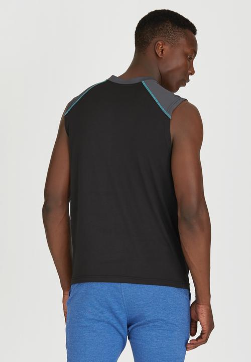 Lithe - Muscle Spandex Vest Black