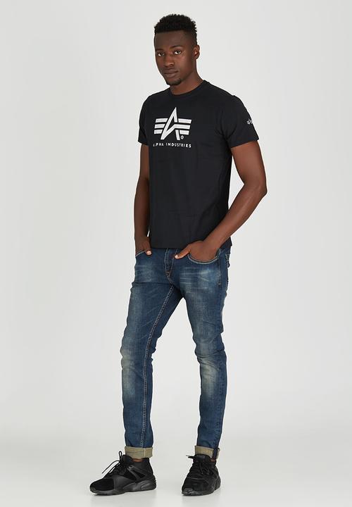 Alpha Industries - Flying a Foil T-Shirt Black