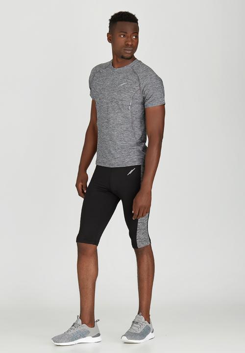 Lithe - Splinter Spandex Short Sleeve Grey
