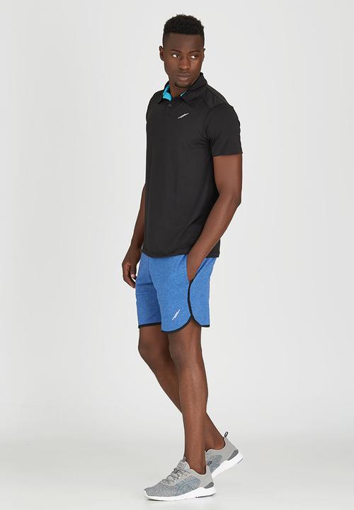 Lithe - Spandex Golfshirt Black