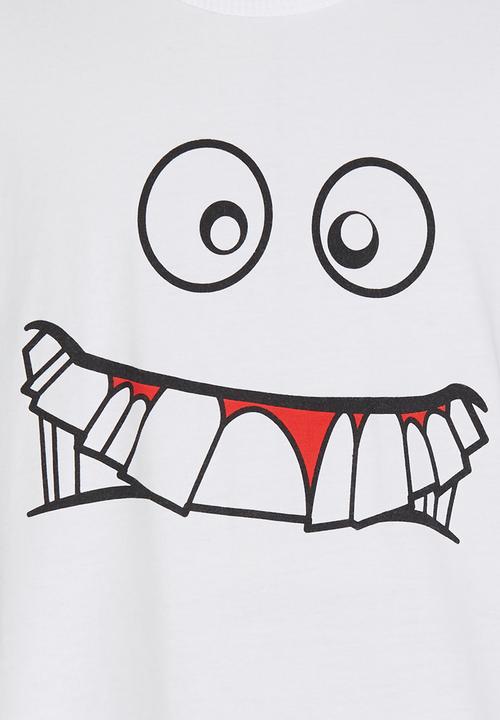 Soobe - Printed Monster  Vest White