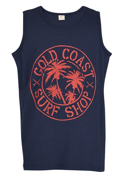 Soobe - Printed  Vest Navy