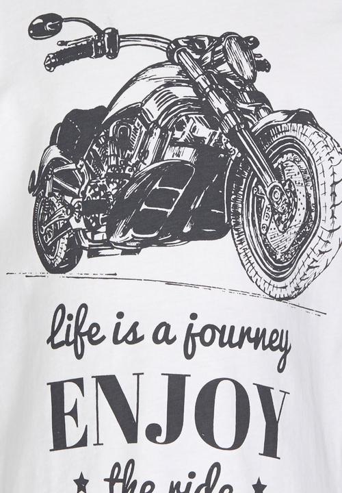 Soobe - Printed Tee White