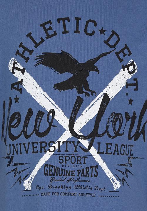 Soobe - Printed Dark  Blue Tee Dark Blue