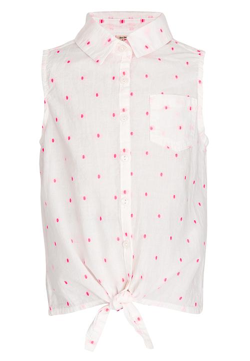 Soobe - Polka-dot Top White