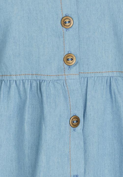See-Saw - Denim Dress Mid Blue