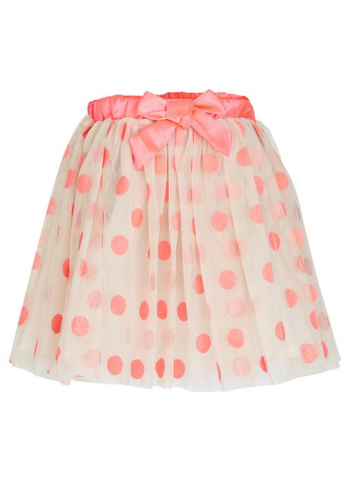 London Hub - Net Skirt Coral