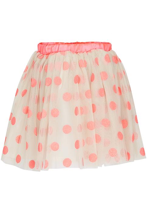 London Hub - Net Skirt Coral