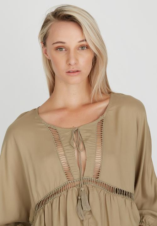 Billabong  - Baja Bay Top Khaki Green