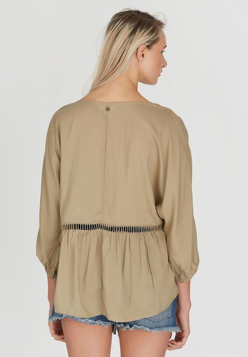 Billabong  - Baja Bay Top Khaki Green