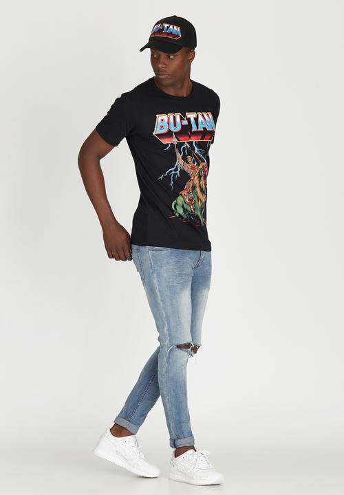 Butan - Motu Zulu Print Tshirt Black