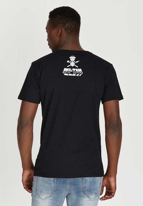 Butan - Motu Zulu Print Tshirt Black