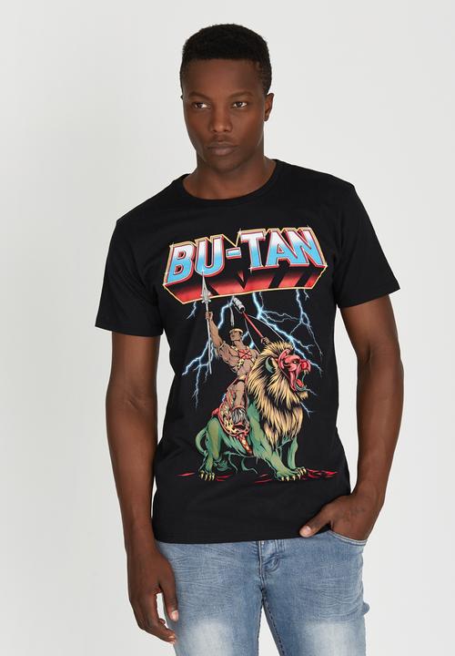 Butan - Motu Zulu Print Tshirt Black