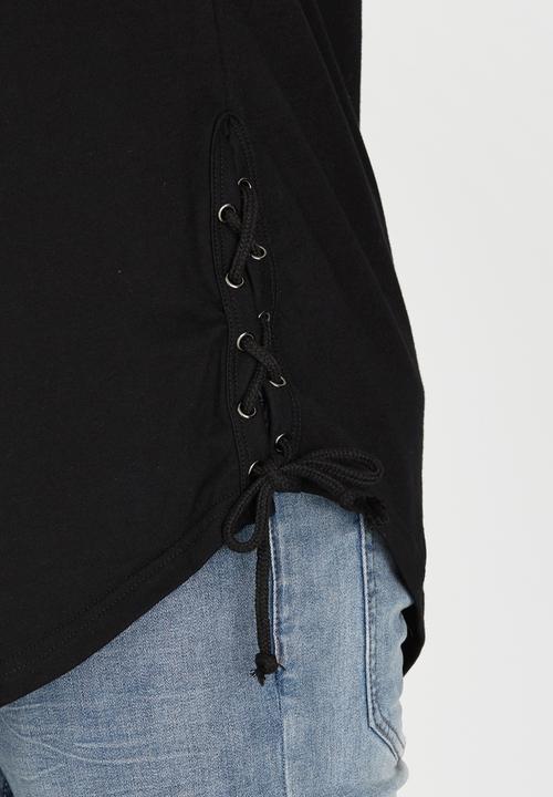 Butan - Masked Extended Tshirt Black