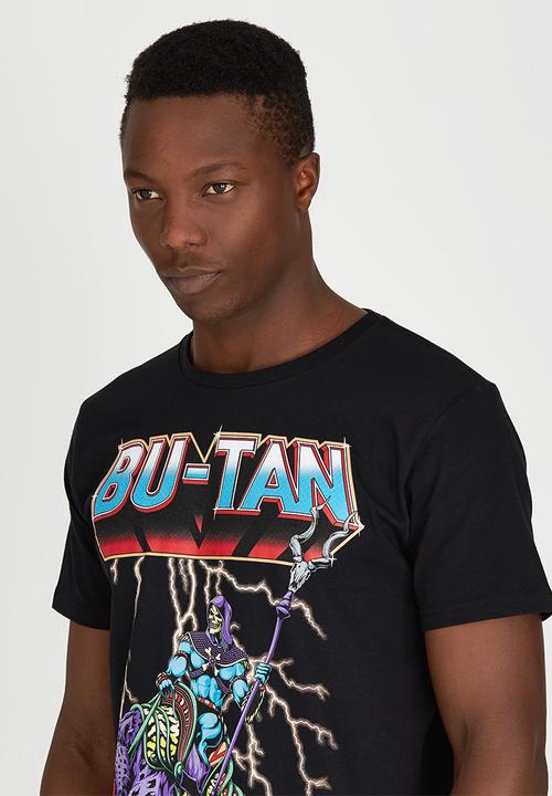 Butan - Motu Sangoma Print Tshirt  Black
