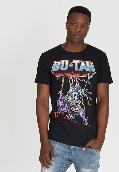Butan - Motu Sangoma Print Tshirt  Black