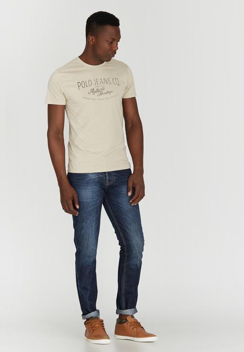 Polo Jeans Co. - Printed T-Shirt Stone