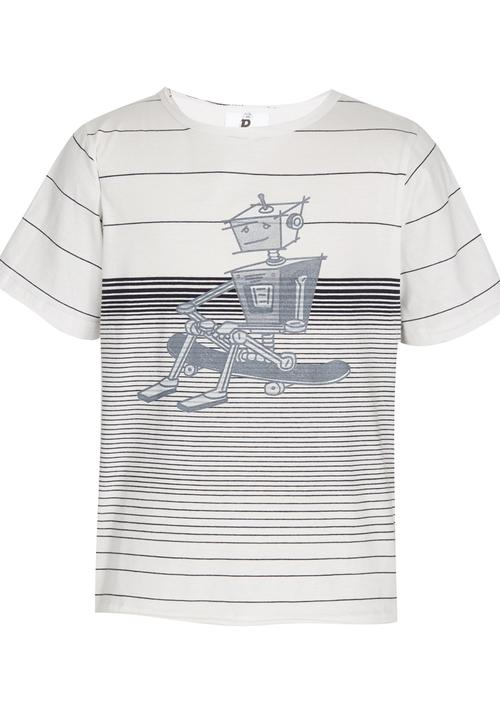 Rebel Republic - Printed Tee White