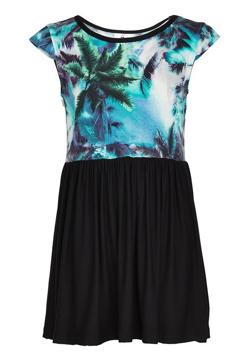 Rebel Republic - Cap Sleeve Dress Multi-colour