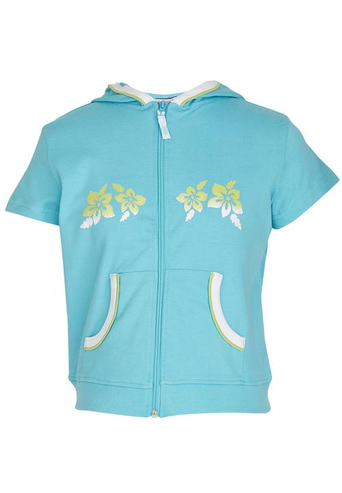Pop Candy - Girls Top And Skirt Set Mid Blue