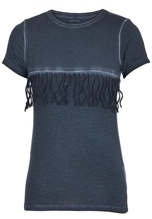 Name It - Tee With Fringing Blue
