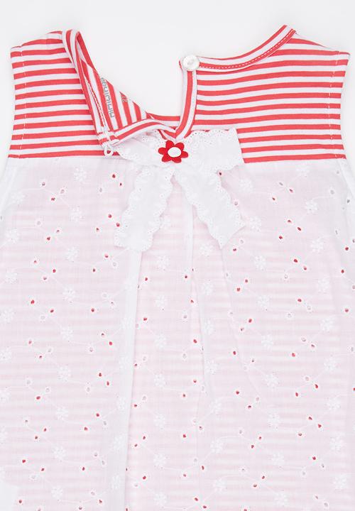 Pop Candy - Printed Stripe Vest Red