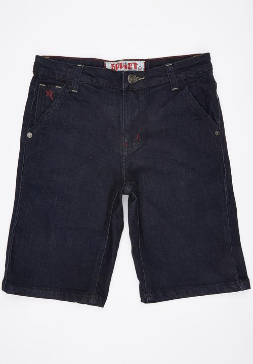 SOVIET - Denim Short Dark Blue