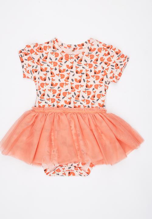 Soobe - Printed Dress Mid Pink