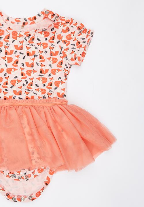 Soobe - Printed Dress Mid Pink