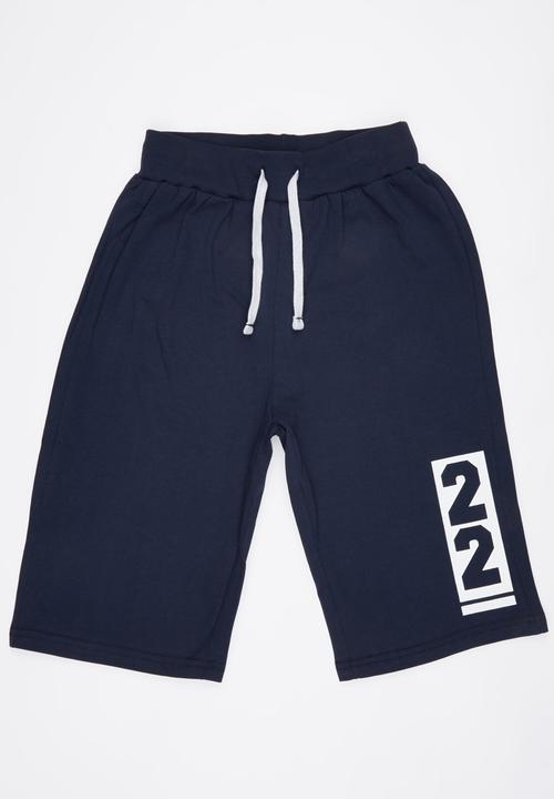 Soobe - Printed  Shorts Navy