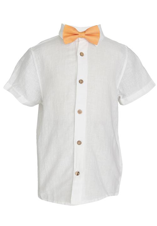 Soobe - Shirt & Bow White