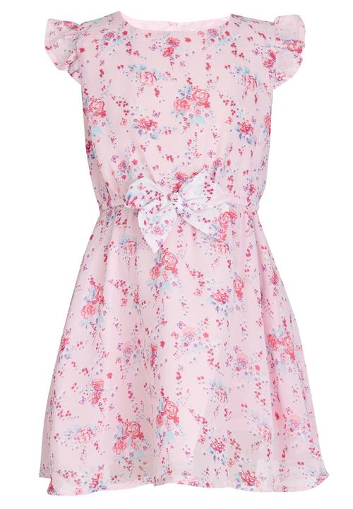London Hub - Chiffon Dress Pale Pink