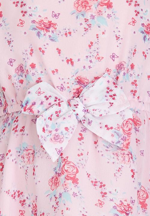 London Hub - Chiffon Dress Pale Pink