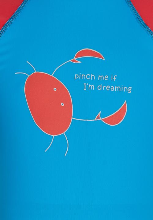 Sun Kids - Pinch Me  Rash Vest Turquoise