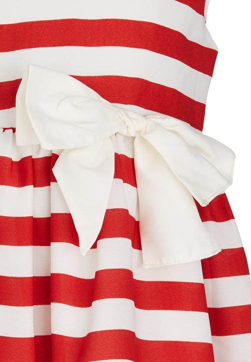 See-Saw - Party Dress with Bow Red
