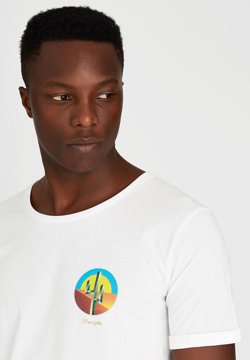 Wrangler - Cacti T-Shirt Off White