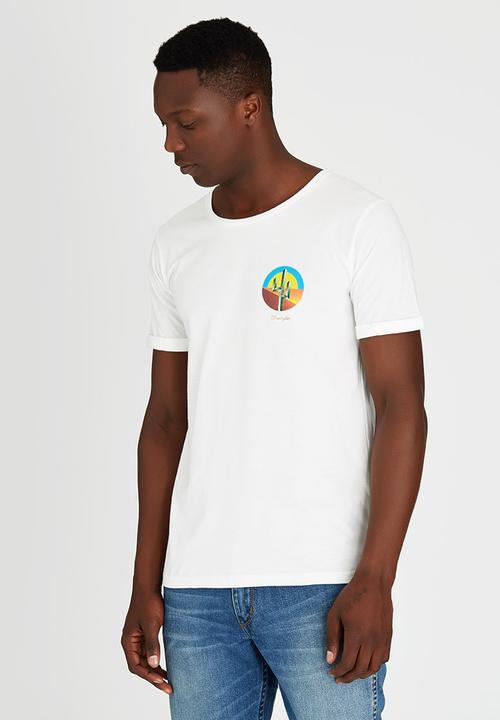 Wrangler - Cacti T-Shirt Off White