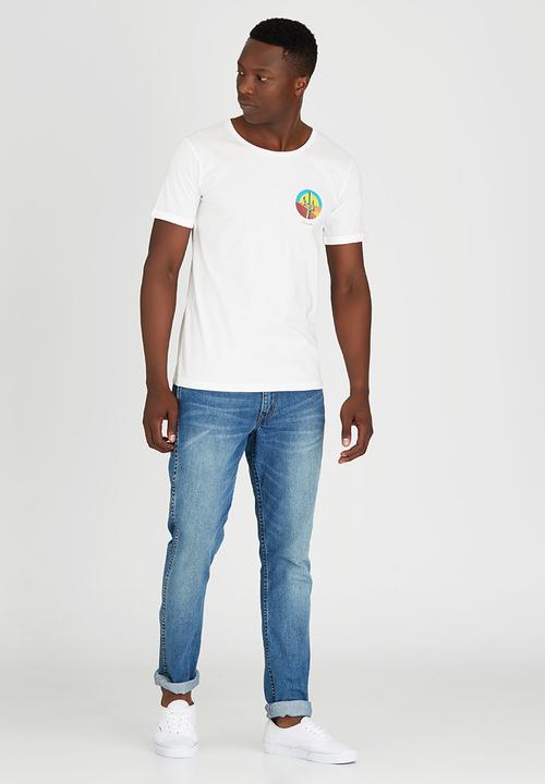 Wrangler - Cacti T-Shirt Off White