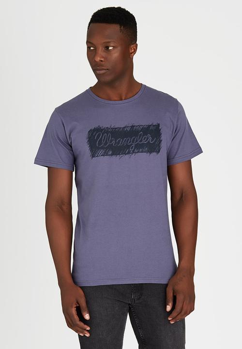 Wrangler - Scratching T-Shirt Blue