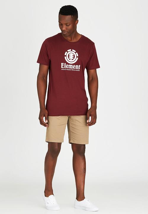 Element - Vertical Short-Sleeve T-Shirt Red