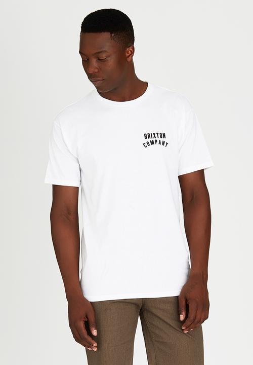 Brixton - Woodburn Short Sleeve T-Shirt White