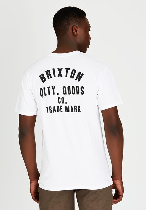 Brixton - Woodburn Short Sleeve T-Shirt White