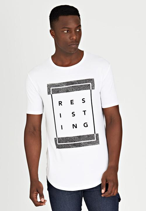 Resist - T-Shirt With Graphic Print (Resisting) White
