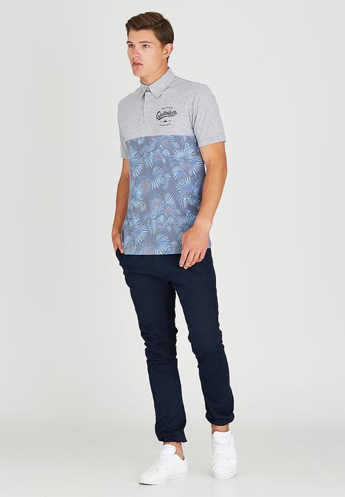 Quiksilver - FULL TIDE GOLFER Grey Melange