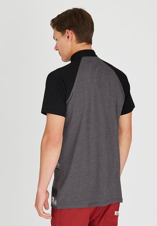 Quiksilver - MENS SHANKLY GOLFER Black and Grey