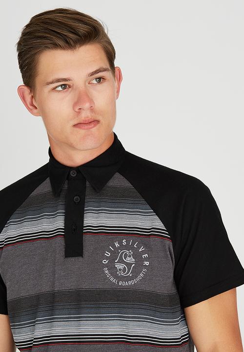 Quiksilver - MENS SHANKLY GOLFER Black and Grey