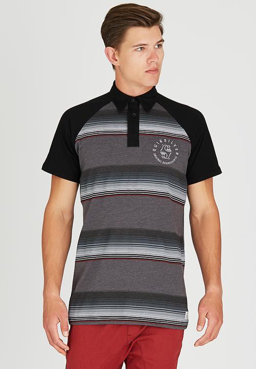 Quiksilver - MENS SHANKLY GOLFER Black and Grey